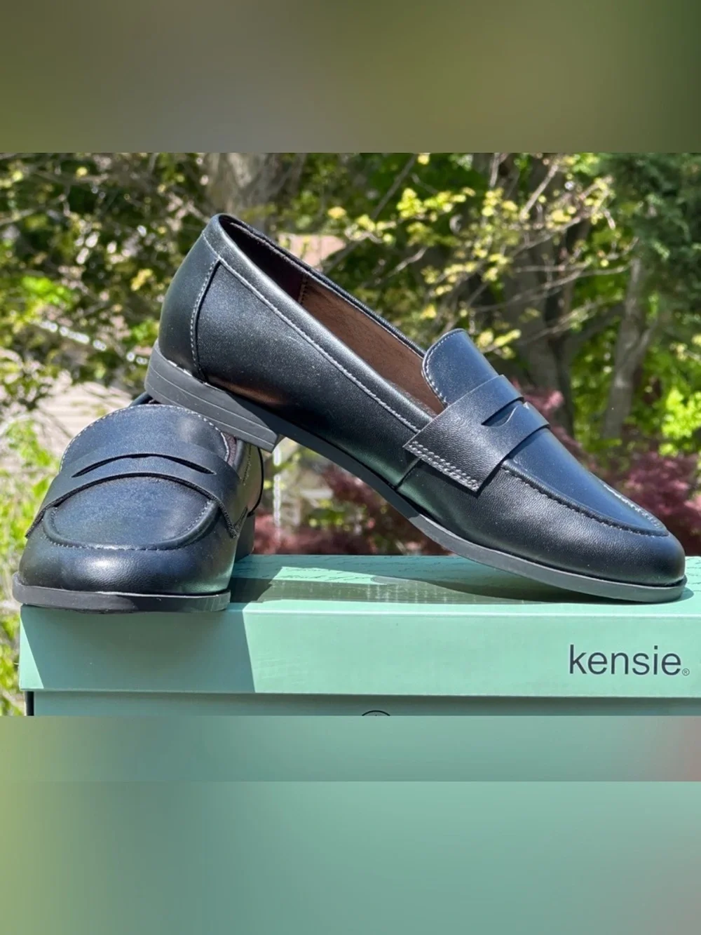 NIB Kensie Black Womens Casual Loafers - US Sizes Womens 8.5 | Youth 7Y